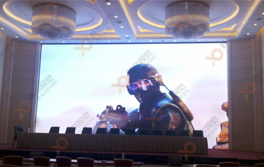 武警總隊(duì)?wèi)魞?nèi)高清LED顯示屏