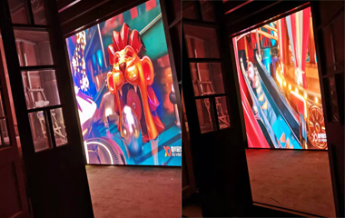 上海博物館戶內(nèi)高清屏項目