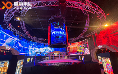 美國(guó)WWE場(chǎng)館沉浸式LED顯示項(xiàng)目