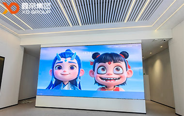 成都萊普科技股份展廳LED顯示屏項目