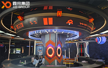 以異形LED屏科技重塑空間想象，鑫帝集團(tuán)助力柒小柒科學(xué)探索中心打造沉浸式科普新地標(biāo)